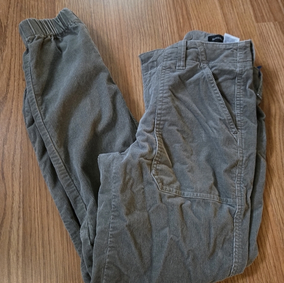 Banana Republic Womens Corduroy Charcoal Joggers - Picture 5 of 5